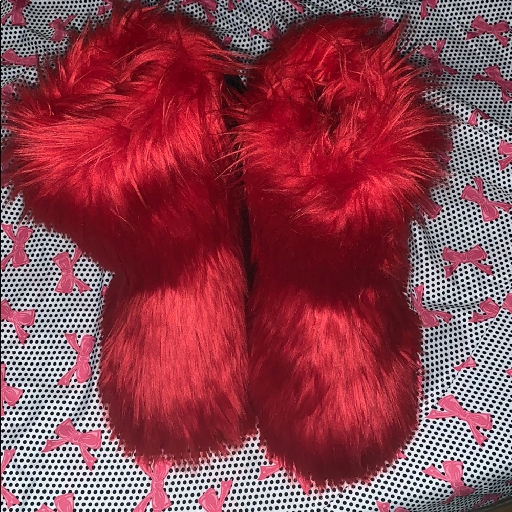 Fur winter boots